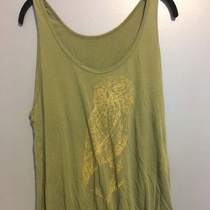 Must Bundle. Owl Olive Green Tank top mini dress L